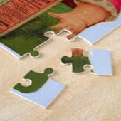 Viktorianische Handelskarte: Scott's Emulsion Cast Puzzle (Seite)