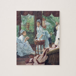 Viktorianische Haus-Party-Tee-Mode Tissot Puzzle