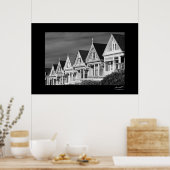 Viktorianische Häuser in der Steiner Street, am Al Poster (Küche)