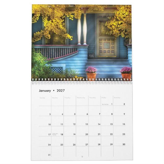 Viktorianische Häuser Kalender (Jan 2027)
