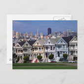 Viktorianische Häuser Postkarte (Vorne/Hinten)