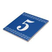 Viktorianische Hausnummer Fliese (Seite)