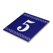 Viktorianische Hausnummer-Fliese Fliese (Seite)