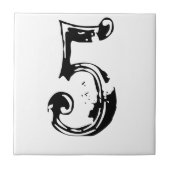 Viktorianische Hausnummern Fliese (Vorderseite)