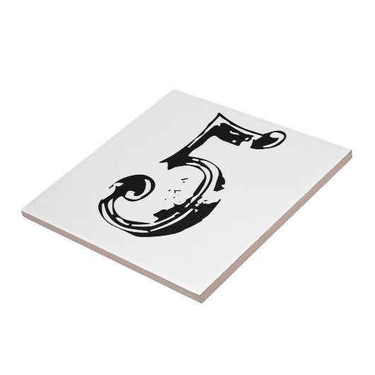 Viktorianische Hausnummern Fliese (Seite)