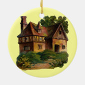 Viktorianische Hausverzierung Keramik Ornament (Hinten)