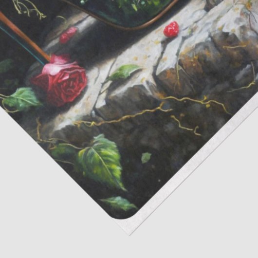 viktorianische Heelse Seidenpapier (Ausschnitt)