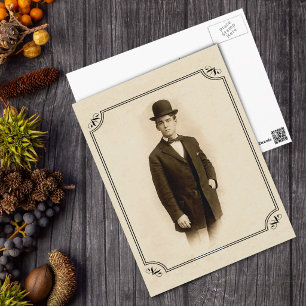 Viktorianische Herren-Postkarte Postkarte