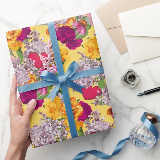 Viktorianische Herzen und Blume Geschenkwrap Geschenkpapier (Schenken)
