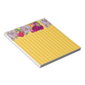 Viktorianische Herzen und Blume Notizblock (angewinkelt)