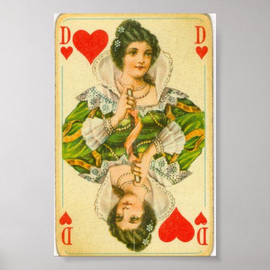 Viktorianische Herzkönigin Poster (Vorne)