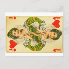 Viktorianische Herzkönigin Postkarte