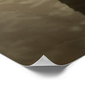 Viktorianische Hexe Sepia Portrait Stil 2 Poster (Ecke)