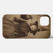 Viktorianische Hexe Sepia Portrait Stil 5 Case-Mate iPhone Hülle (Rückseite (Horizontal))