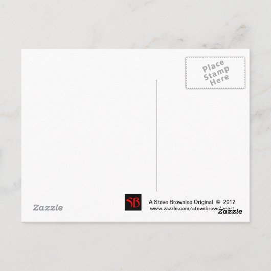 Viktorianische Hexenkalenpostkarte zurückgeben Postkarte (Rückseite)