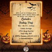 Viktorianische Hexerei Vintag Halloween-Party Einladung