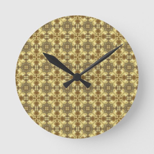 Viktorianische Hintergrundbilder Runde Wanduhr (Vorderseite)