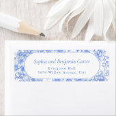 Viktorianische Hochzeit Blumengestein Blau (Insitu)