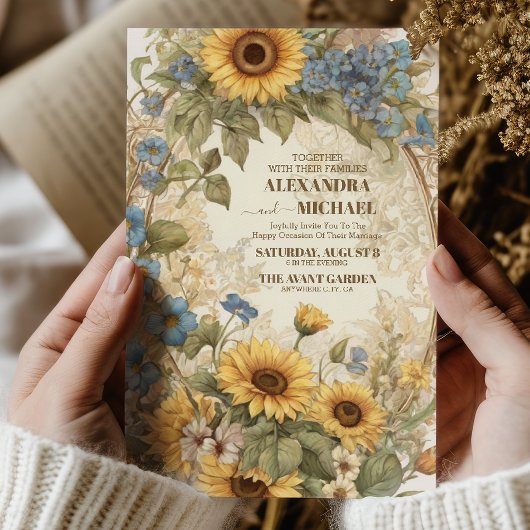 Viktorianische Hochzeit Einladung