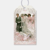 Viktorianische Hochzeit - Geschenketag Geschenkanhänger (Vorderseite)