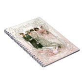Viktorianische Hochzeit - Notebook Notizblock (Rechte Seite)