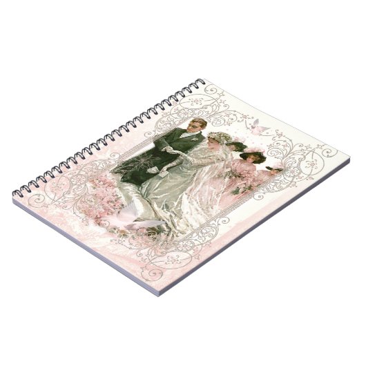 Viktorianische Hochzeit - Notebook Notizblock (Linke Seite)