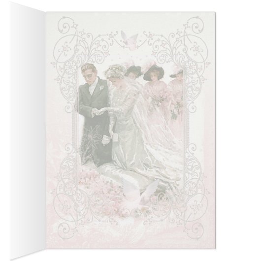 Viktorianische Hochzeit - Notecard (Innen (Rechts))