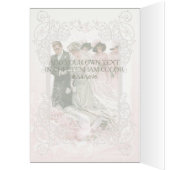 Viktorianische Hochzeit - Notecard (Innen (Links))