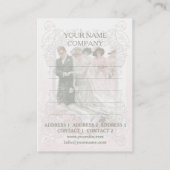 Viktorianische Hochzeit - Visitenkarte (Rückseite)