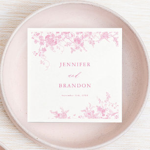 Viktorianische Hochzeit von Napkins in französisch Serviette