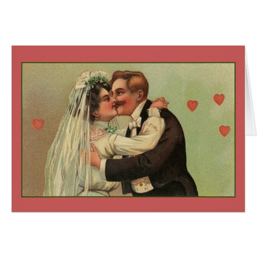 Viktorianische Hochzeitskarte (Vorderseite (Horizontal))