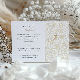 Viktorianische Hochzeitskarte Begleitkarte