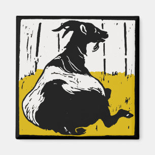 Viktorianische Holzfällermagnete Magnet