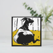 Viktorianische Holzfällerziegen Ankündigung (Stehend Vorderseite)