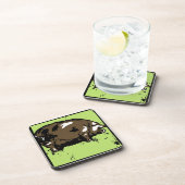 Viktorianische Holzfällschweine im Untersetzer (Rechte Seite)