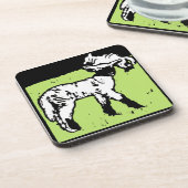 Viktorianische Holzlamellen auf dem Untersetzer (Linke Seite)