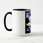 Viktorianische Holzschnitzschwäne auf der Tasse (Links)