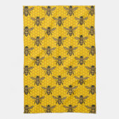 Viktorianische Honigbienen Geschirrtuch (Vertikal)