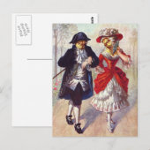 Viktorianische Hühner Postkarte (Vorne/Hinten)