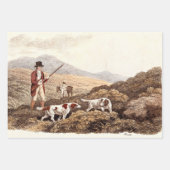 Viktorianische Hundeausdrucke Geschenkpapier Set (Vorderseite)