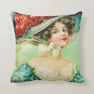 Viktorianische Hutmutter Kissen
