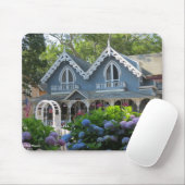 Viktorianische Hütte in Blue - Martha's Vineyard Mousepad (Mit Mouse)