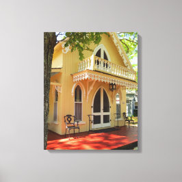 Viktorianische Hütte in der Sonne - Martha's Viney Leinwanddruck