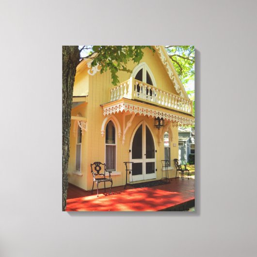 Viktorianische Hütte in der Sonne - Martha's Viney Leinwanddruck (Vorderseite)