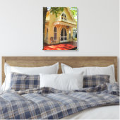 Viktorianische Hütte in der Sonne - Martha's Viney Leinwanddruck (Insitu (Schlafzimmer))