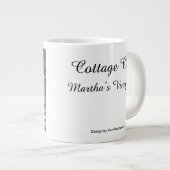 Viktorianische Hütte in Snow - Martha's Vineyard Jumbo-Tasse (Vorderseite Rechts)