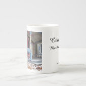 Viktorianische Hütte in Snow - Martha's Vineyard Porzellantasse (Vorderseite)