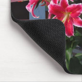 Viktorianische Hütte Pink Lilies - Martha's Vineya Mousepad (Ecke)