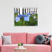 Viktorianische Hydrangea und Porch - Martha's Vine Leinwanddruck (Insitu (Wohnzimmer))