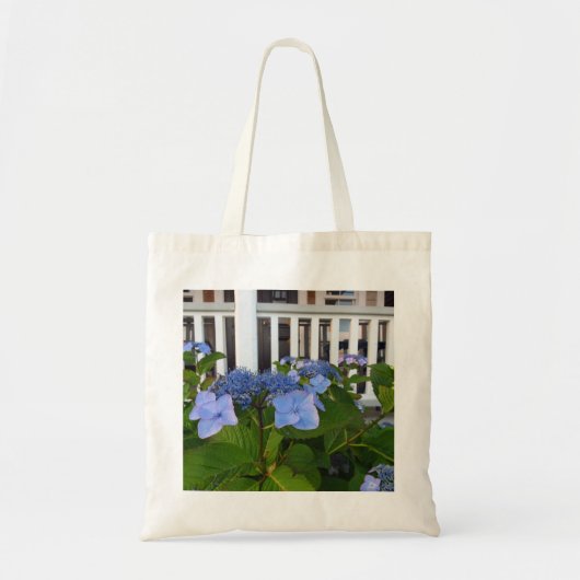 Viktorianische Hydrangea und Porch - Martha's Vine Tragetasche (Vorne)